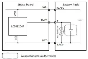 ON Semiconductor Smart LiB Gauge Automatic Support Tool - CAPACITOR ACROSS