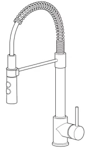 IKEA VIMMERN Kitchen Mixer Tap Handspray
