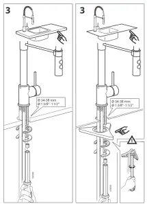 IKEA VIMMERN Kitchen Mixer Tap Handspray - fig 6