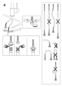 IKEA VIMMERN Kitchen Mixer Tap Handspray - fig 7