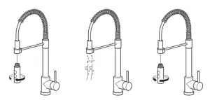 IKEA VIMMERN Kitchen Mixer Tap Handspray - fig 8