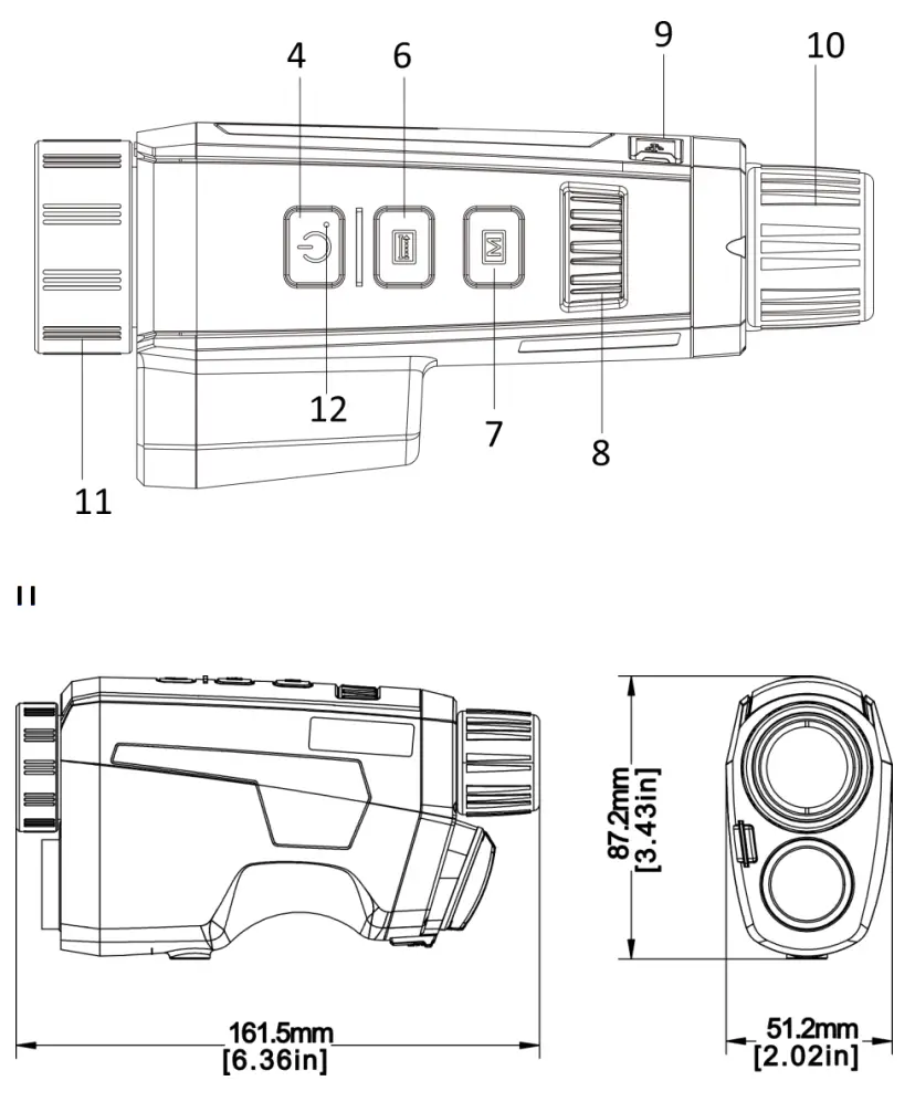 HIKMICRO GH25L Handheld Thermal Monocular Camera - fig 1