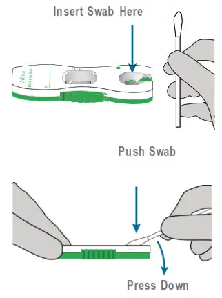 InBios SCoV 2 Ag Detect Rapid Self Test- Insert Swab Here