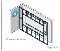Krix MX-5MX-10 Modular Cinema Screen Loudspeaker System - SCREEN WALL CONSTRUCTION Fig 6