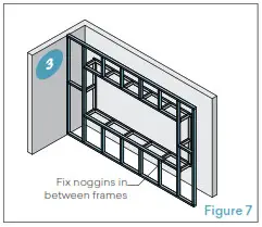 Krix MX-5MX-10 Modular Cinema Screen Loudspeaker System - SCREEN WALL CONSTRUCTION Fig 7