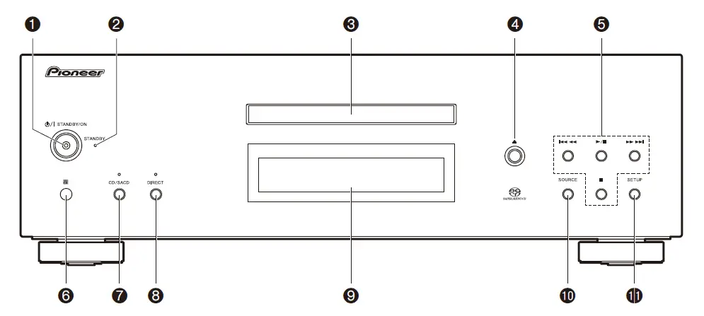 Pioneer PD-50AE Super Audio CD Player-3