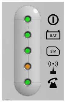 ORATH 2100-TSL Landline Solar Tower- LED indication