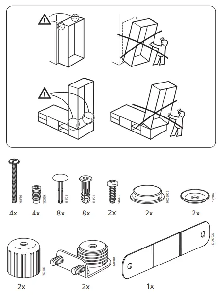IKEA 103.309.72 PLATSA Body White fig3