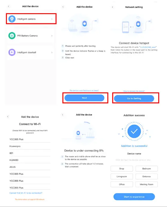 Shenzhen Zhiyun Iot 2AWRRPRD Cloud Wi Fi Camera- Addition of AP hotspot