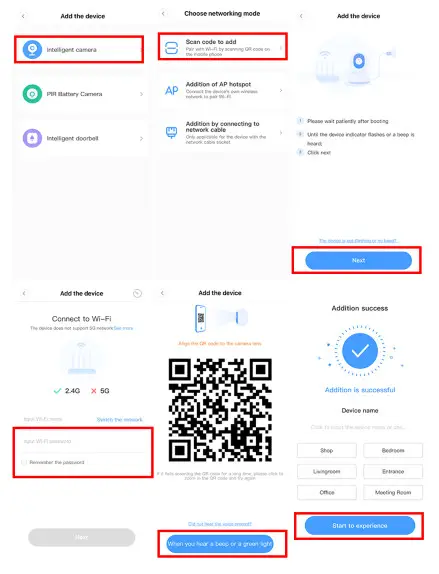 Shenzhen Zhiyun Iot 2AWRRPRD Cloud Wi Fi Camera- Scan code