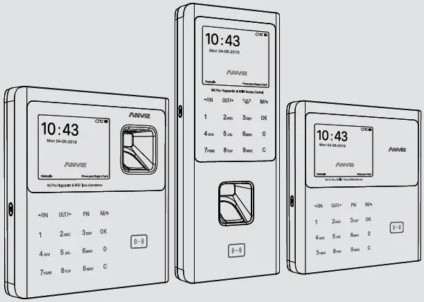 ANVIZ W Pro Series Biometric Time Attendance Device
