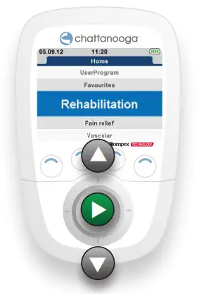 chattanooga Wireless Professional 4 Channel STD- CHOOSING A PROGRAMME