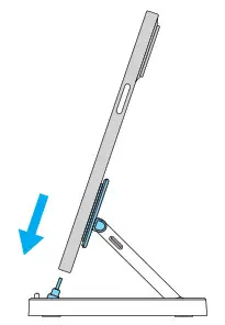 Shenzhenshihuihaobaozhuangkejiyouxiangongsi ST X5D BL 3 In 1 Foldable Charging Station - ways to use4