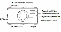 LituFoto R19 RGB Video Light fig 1