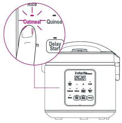 Instant INP 140 5010 01 GC Rice and Grain Cooker - Getting Started 7