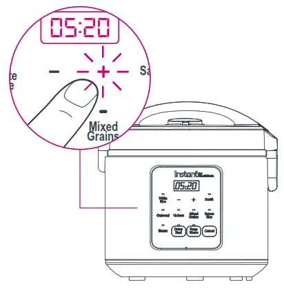 Instant INP 140 5010 01 GC Rice and Grain Cooker - Getting Started 8