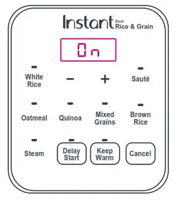 Instant INP 140 5010 01 GC Rice and Grain Cooker - Getting Started 9