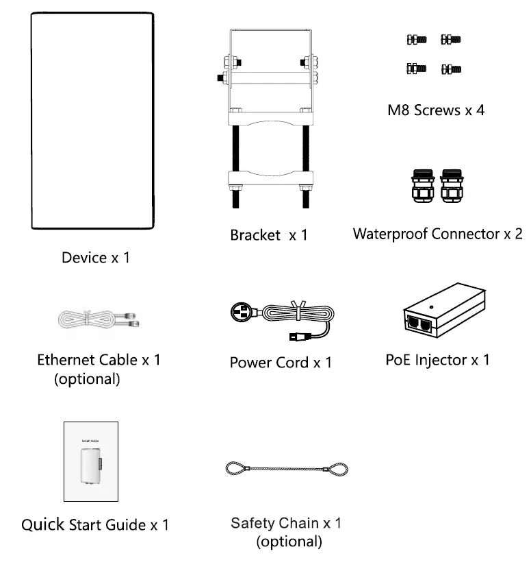 Shenzhen Jaguar Wave Technology JW-PTP6015 Outdoor 60GHz PTP FIG 4