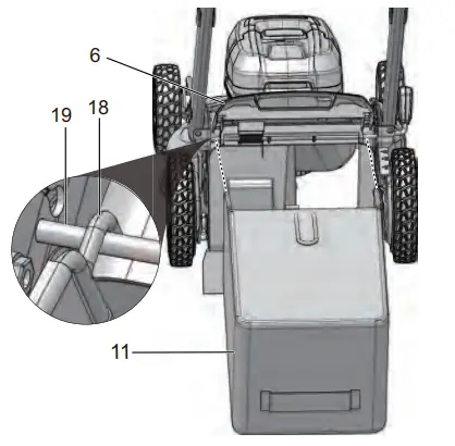 greenworks LME474 48V 14 Brushless Cordless Lawn Mower - CATCHER
