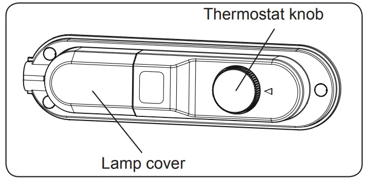 KONCAR H1A 60 325 BFN Refrigerator - Lamp cover