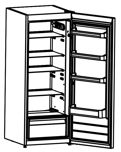 KONCAR H1A 60 325 BFN Refrigerator