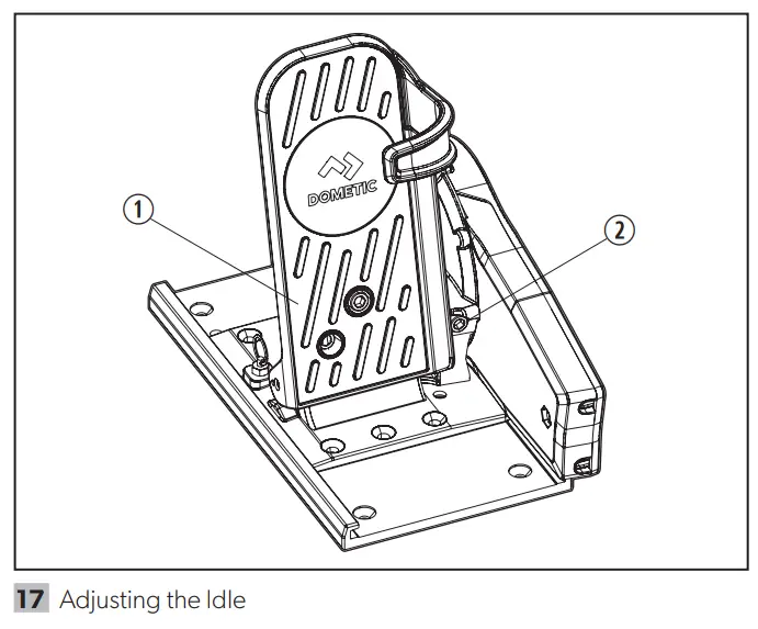 DOMETIC FT7000P Pro-Pedal Foot Throttle Instruction Manual - Adjusting the Idle