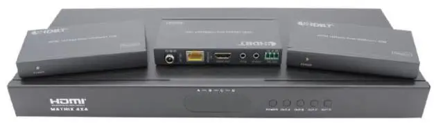 Monoprice Blackbird 4k 4x4 Hdmi Matrix With Hdbaset Out User Manual