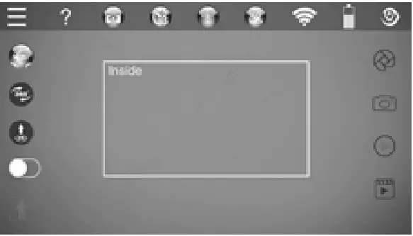 FPV HD Camera Drone -- middle of the screen