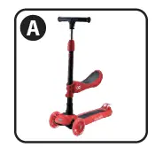 serenelife-SLKS18-Child-and-Toddler-Toy-Scooter-with-Built-in-LED-Wheel-Lights-Fold-Out-Comfort-Seat-13