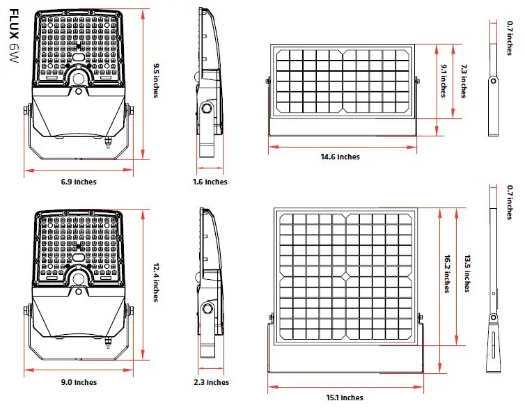 SOLTECH FLUX- 6W- 20W- Multifunctional- Flood Light-fig 2