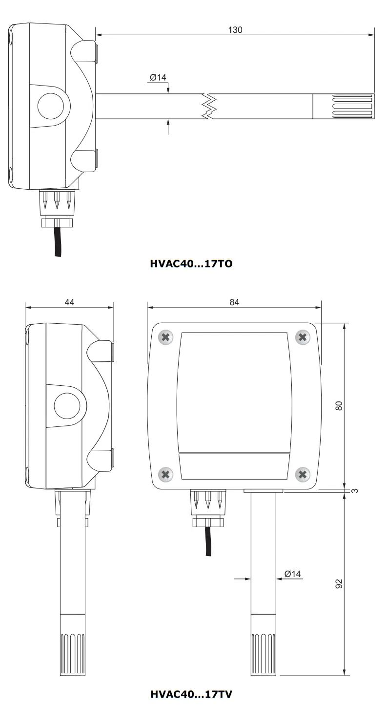 Delta OHM HVAC40 Humidity and Temperature Transmitters Hygrostats - fig 11