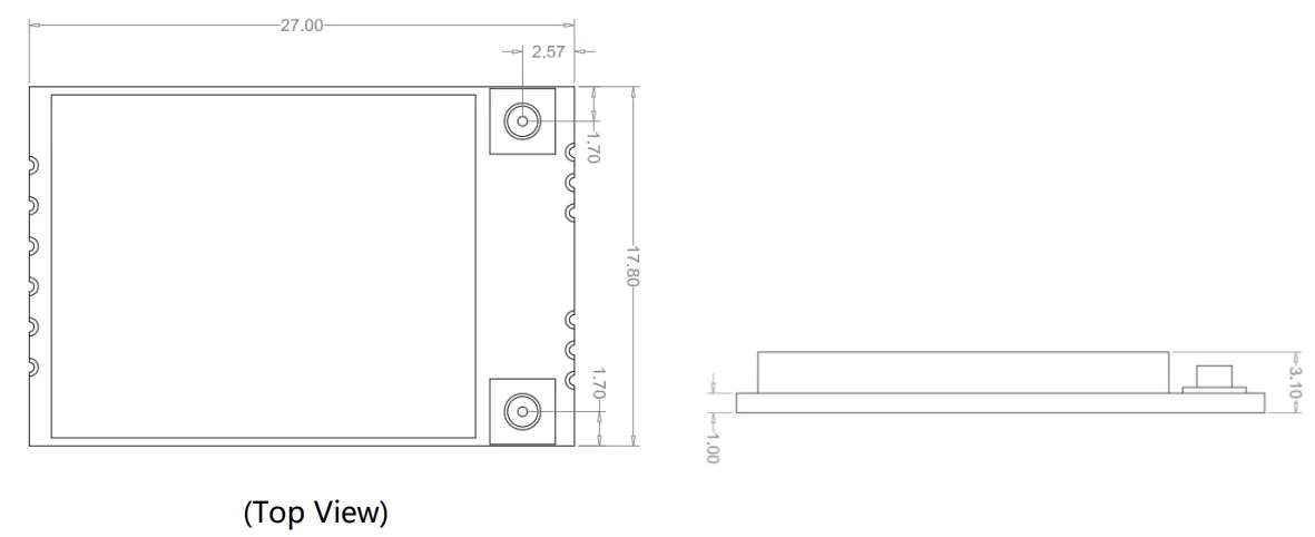 dahua 8812CU3 802.11ac 867Mbps 2T2R WiFi USB Module - specification