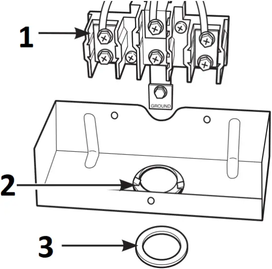CHS90XM2NS5 - POWER CORD & CONDUIT INSTALLATION B