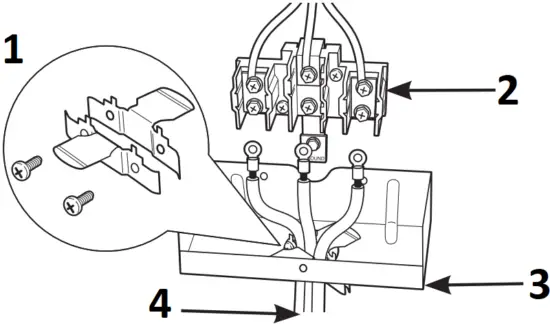 CHS90XM2NS5 - POWER CORD & CONDUIT INSTALLATION C