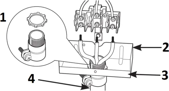 CHS90XM2NS5 - POWER CORD & CONDUIT INSTALLATION D