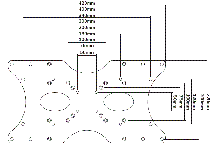 Neomounts FPMA-VESA400 Vesa Adapter Plate fig 1