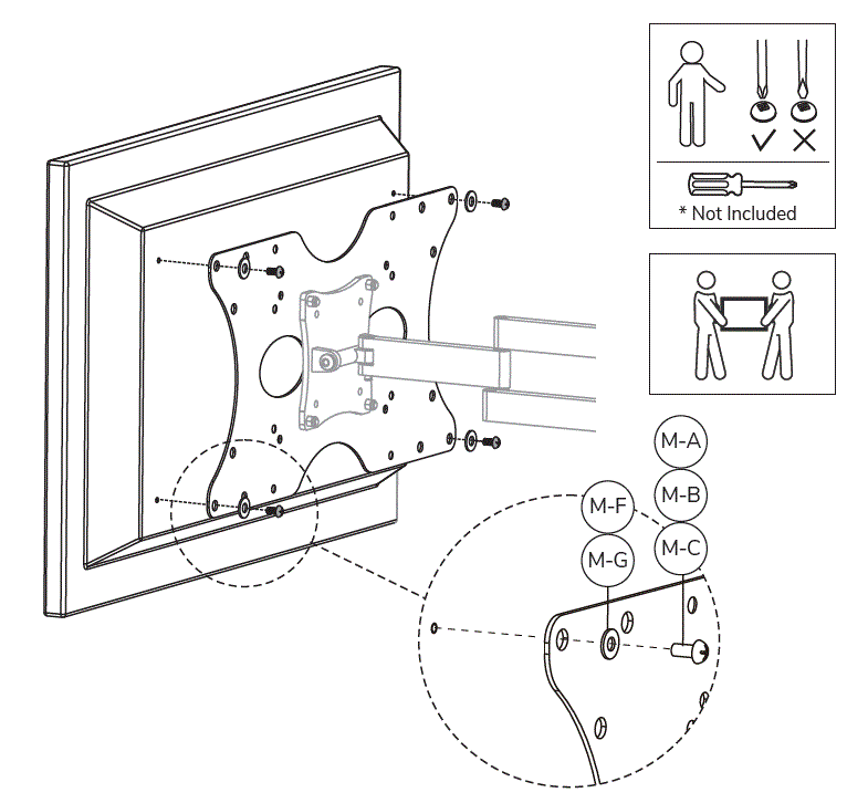 Neomounts FPMA-VESA400 Vesa Adapter Plate fig 4