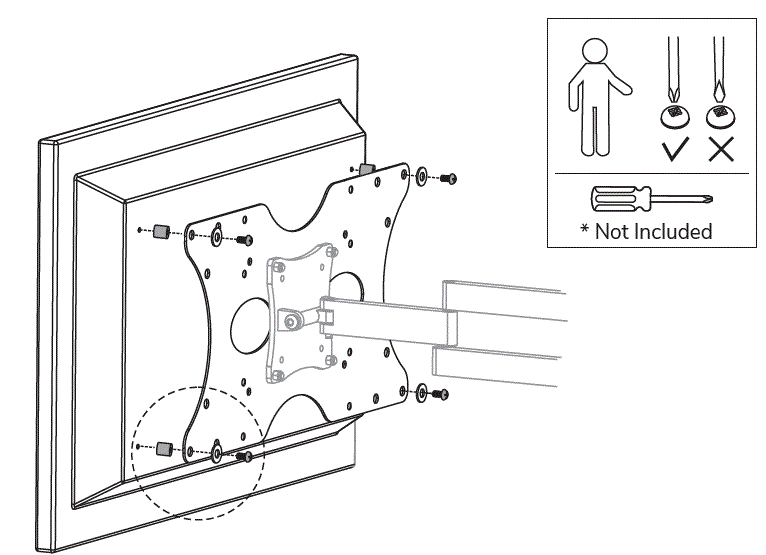 Neomounts FPMA-VESA400 Vesa Adapter Plate fig 5