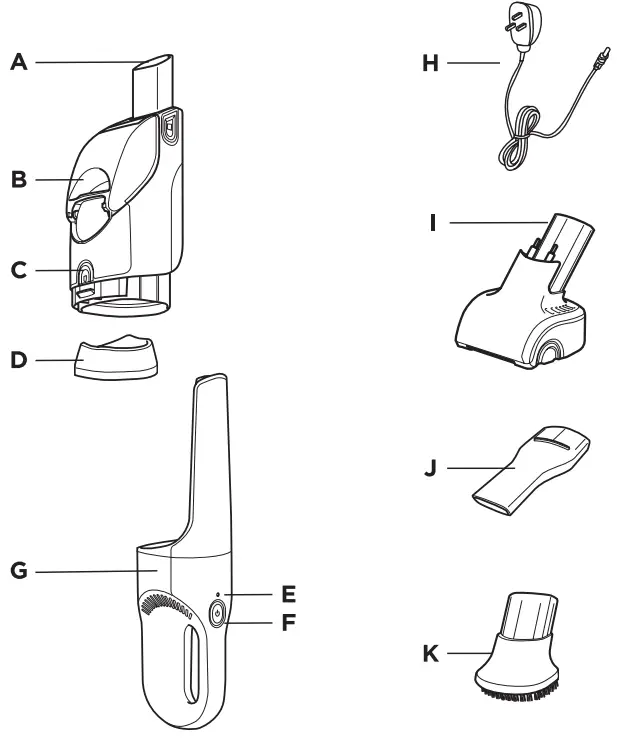 Shark CH950ANZ ULTRACYCLONE Cordless Hand Vacuum - fig