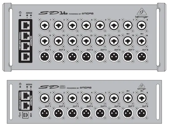 behringer SD8 8 Channel Stage Box