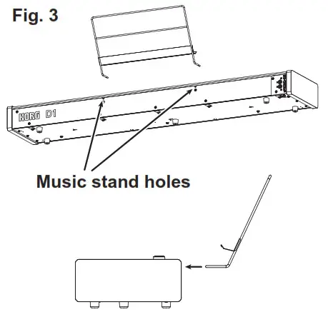KORG D1 Digital Piano with 88 Key - Fig. 3