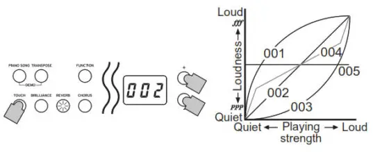 KORG D1 Digital Piano with 88 Key - control