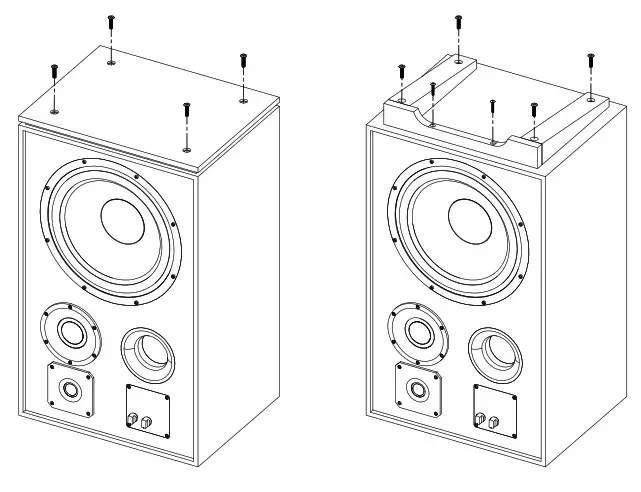 elipson Heritage Compact Loudspeaker - PIED SUPPORT