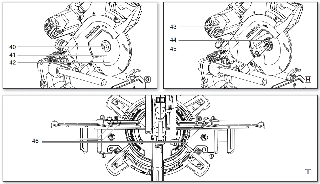 metabo KGSV 72 Xact Mitre Saw Power - Fig3