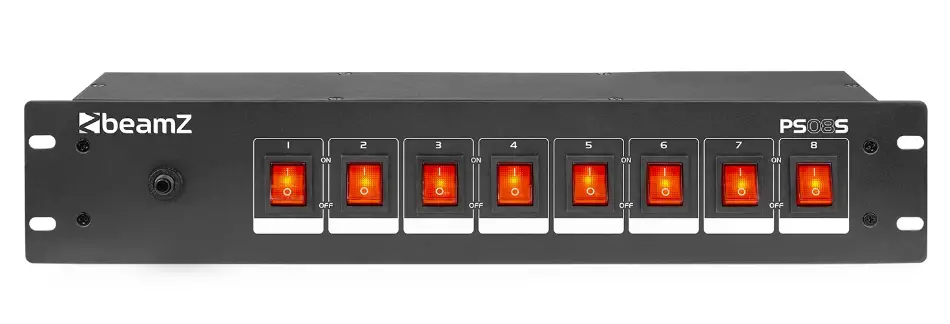 BeamZ-PS08S-Switch-Panel-8-Channel-Schuko-Sockets-product