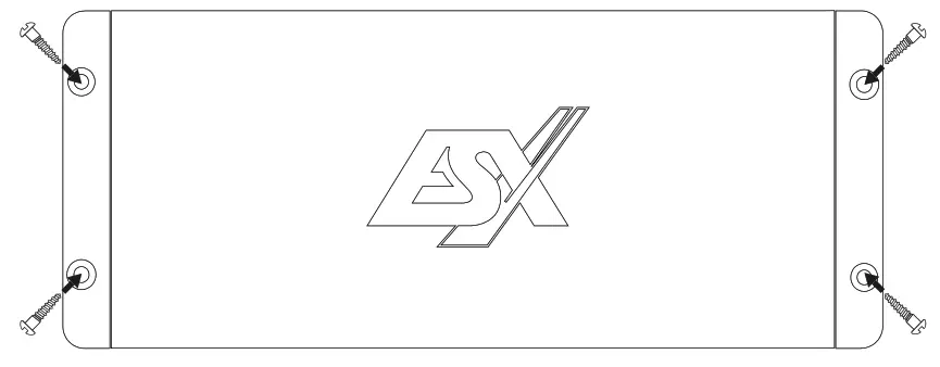 QUANTUM QM-FOUR CLASS D 4-CHANNEL MINI AMPLIFIER - pin