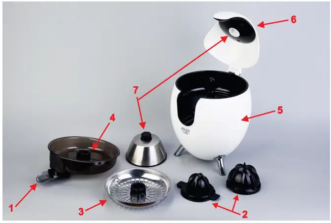 ADLER AD 4013 Juicer - 1