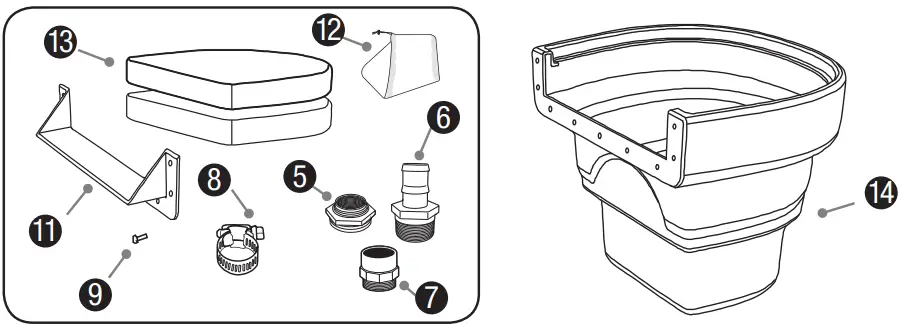 Aquascape DIY Pond Kit Instruction Components 2