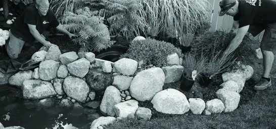 Aquascape DIY Pond Kit Instruction existing landscape2