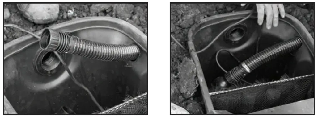 Aquascape DIY Pond Kit Instruction into the Skimmer